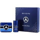 Perfume Masculino Mercedes-benz Sign Edp Spray 100 Ml&amp;desodorante Em Bastão Sem Álcool 75