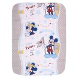 Cobertor Bebê Berço Mickey 70x90cm Crochê Minasrey Enxoval