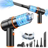 Aspirador De Pó Portátil Para Carros Kmm 11000pa Com Air Duster 120w