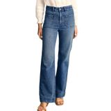 Jeans Astylish, Perna Reta, Cintura Alta, Para Mulheres, Tamanho 14
