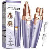 Aparador Facial Vg Vogcrest 2 Em 1 Para Depilação Recarregável