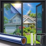 Filme De Privacidade Para Janelas Coavas Reflective Mirror Blue 90x200cm