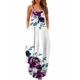 Vestido Feminino Wolddress 2025 Casual Sem Mangas Plus Size Branco
