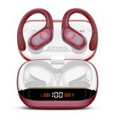 Fones De Ouvido Sem Fio Qecnato Bluetooth 5.4 75h Playtime Ip7 Red
