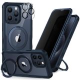 Capa De Telefone Cenhufo Para Iphone 15 Pro Max Com Tela De Privacidade Azul