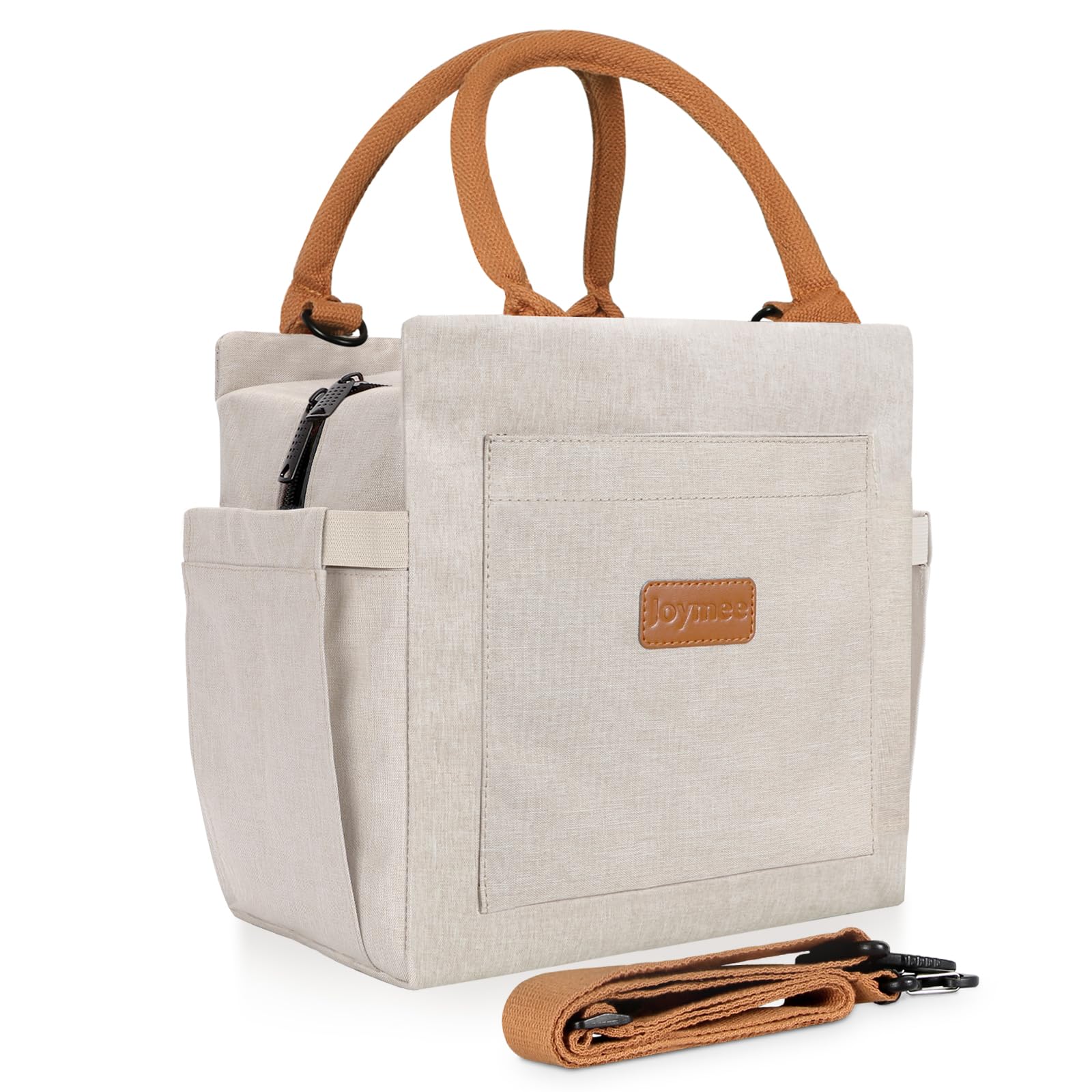 Lancheira Joymee Isolada Para Mulheres E Homens, Adultos, Bege, 10l