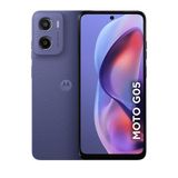 Smartphone Motorola Moto G05 128gb - Violeta, 12gb (4gb Ram +8gb Ram Boost), Câmera 50mp E Tela 6,7"