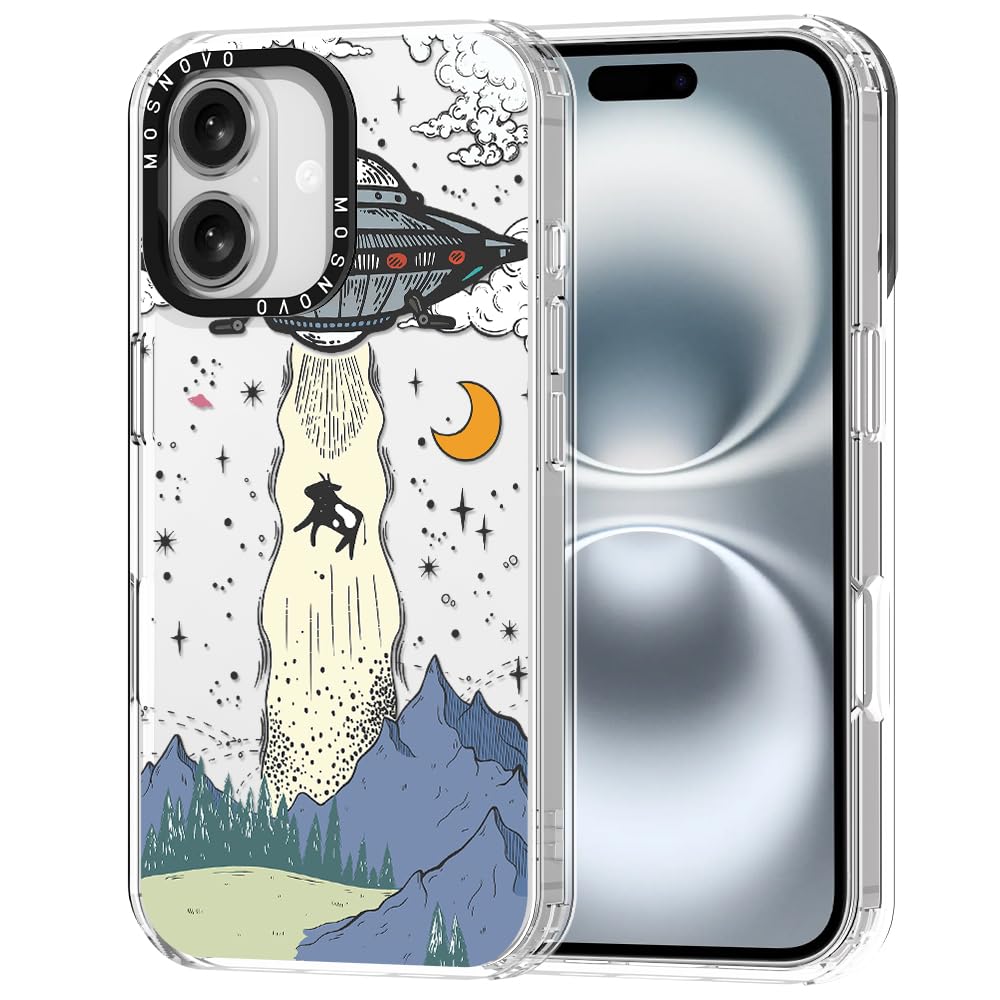 Capa De Telefone Mosnovo Para Iphone 16 Plus Buffertech Clear Tpu