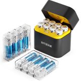 Baterias Recarregáveis Batzone Lithium Aa 3000mwh, Pacote Com 16