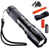 Lanterna Super Forte Tática Militar X900 Recarregável Com Zoom
