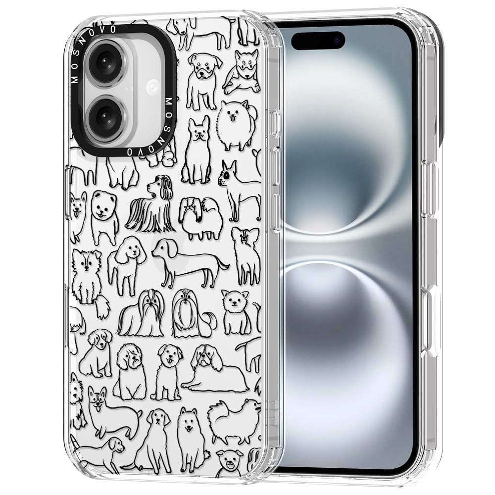 Capa De Telefone Mosnovo Para Iphone 16 Plus Buffertech Clear Tpu
