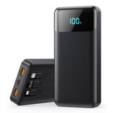 Carregador Portátil Power Bank 40800mah Com 3 Cabos Embutidos