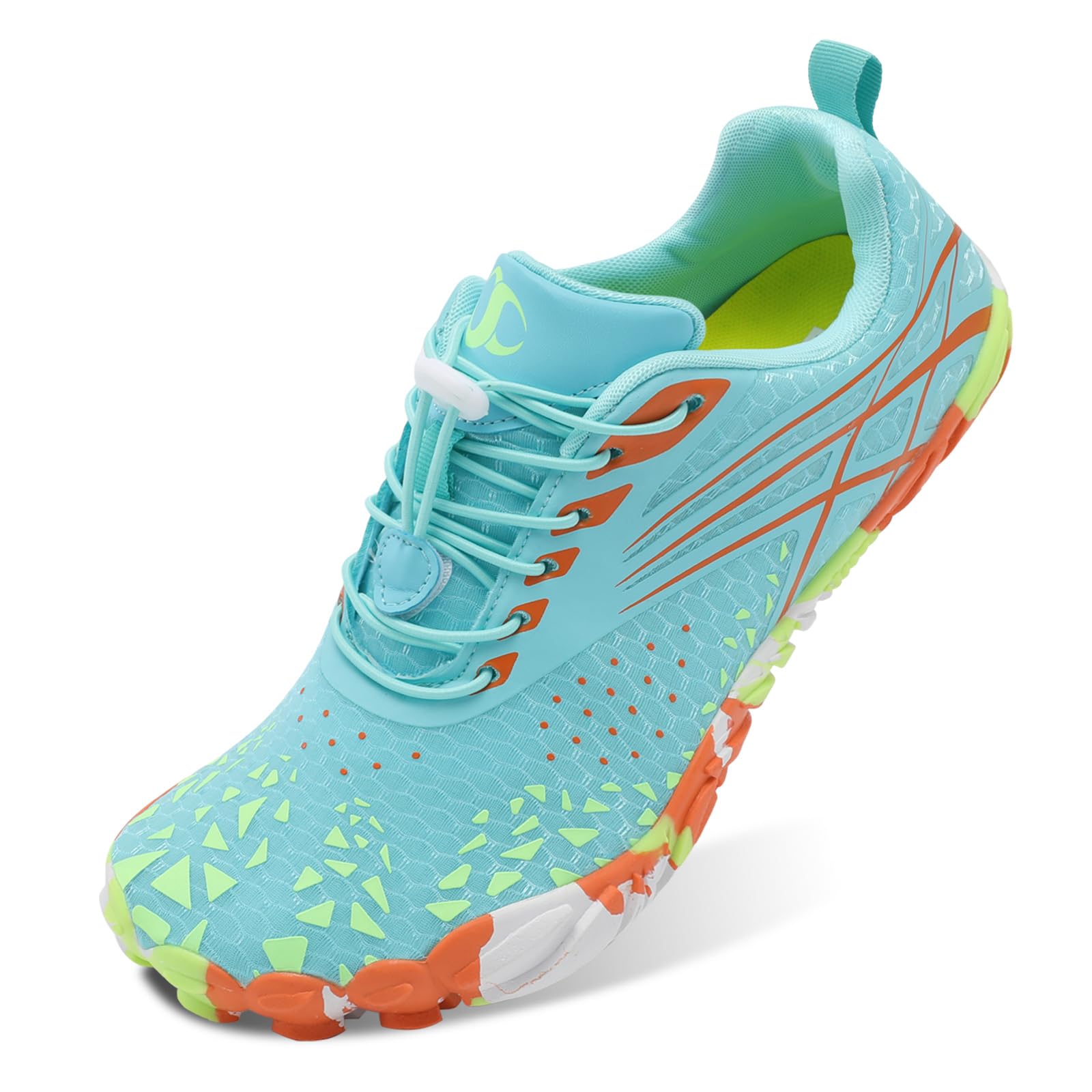 Cortina De Sapatos Aquáticos Azul/verde Tamanho 8,5 W/7 M Para Praia E Caminhadas