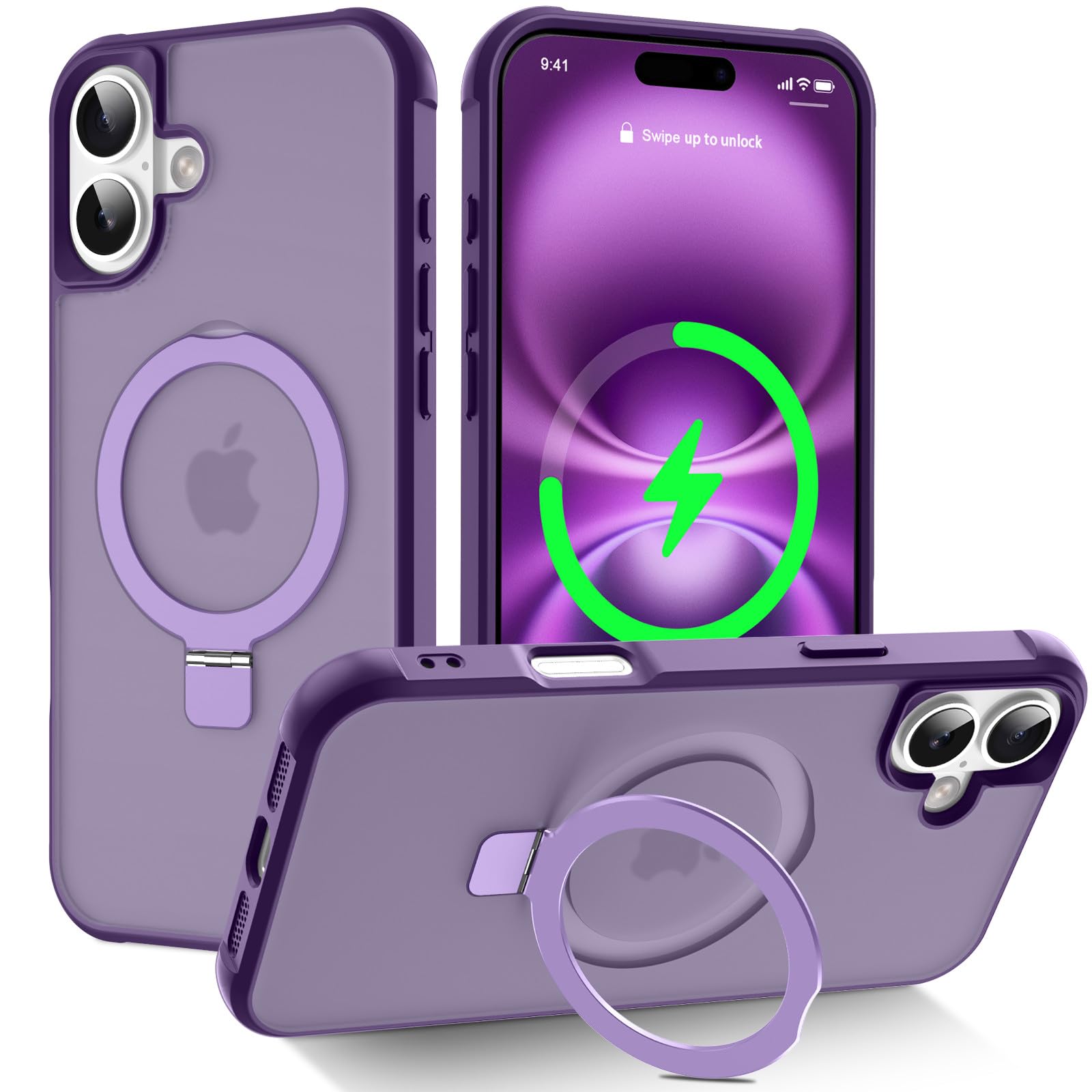 Capa De Telefone Chaofeng Magnetic Compatível Com Iphone 16 Plus