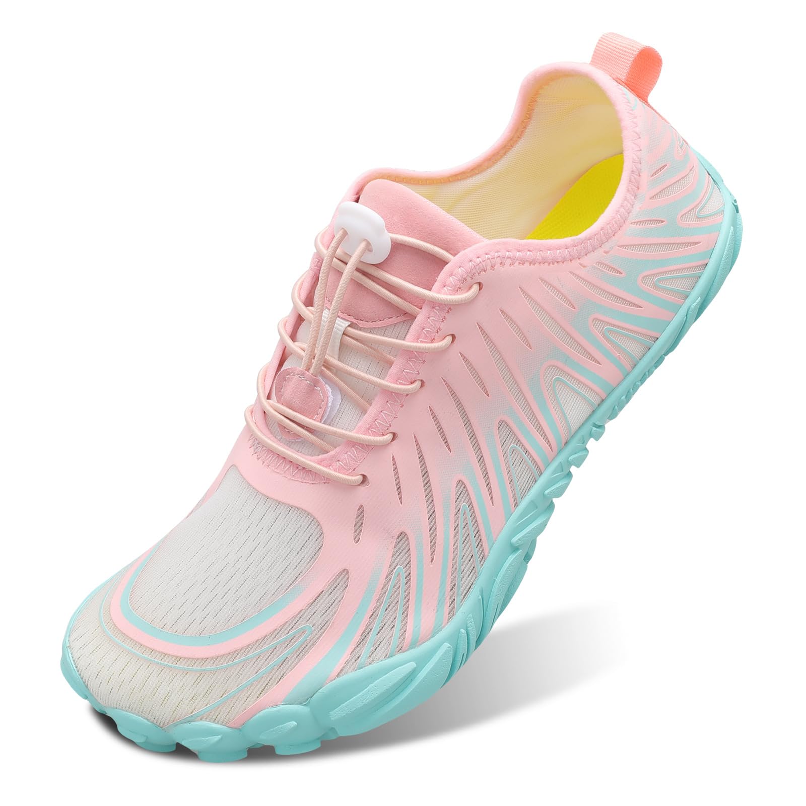 Tênis De Natação E Caminhada Femininos Aqua Socks Scurtain Rose Pink 5,5/4 M