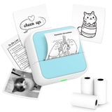Impressora De Adesivos Anycash Printpods Mini Com Adesivos Bluetooth