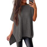 Camisetas Casuais De Manga Curta Shewin Camisetas Soltas Femininas