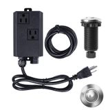 Kit De Interruptor De Ar Para Eliminação De Lixo Etoolcity Dual Outlet