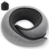 Almofada De Pescoço, Suporte De Espuma Viscoelástica Para Viagens, Avião, Carro
