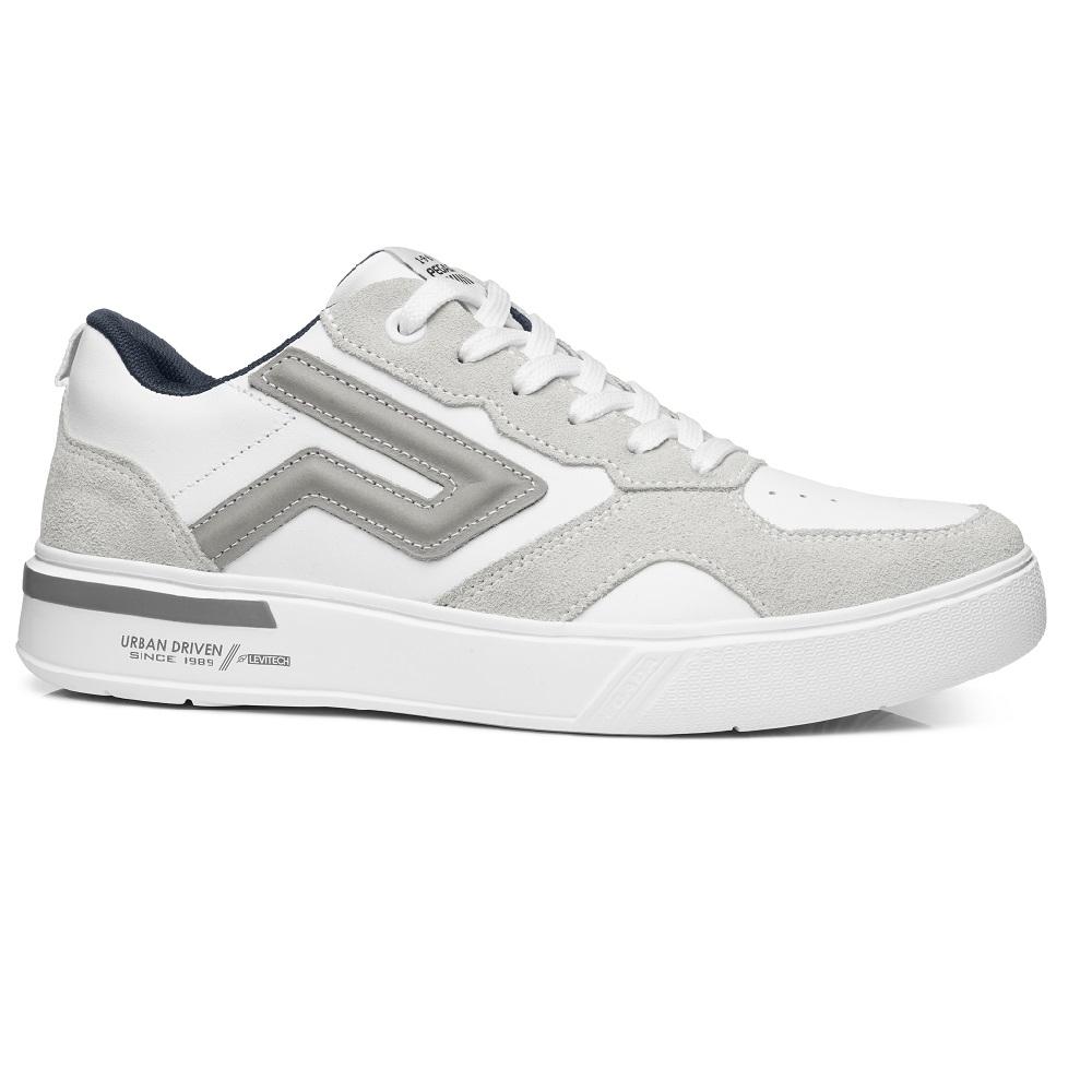 Sapatenis Pegada Ref 111951-01 Branco/branco/cinza 042