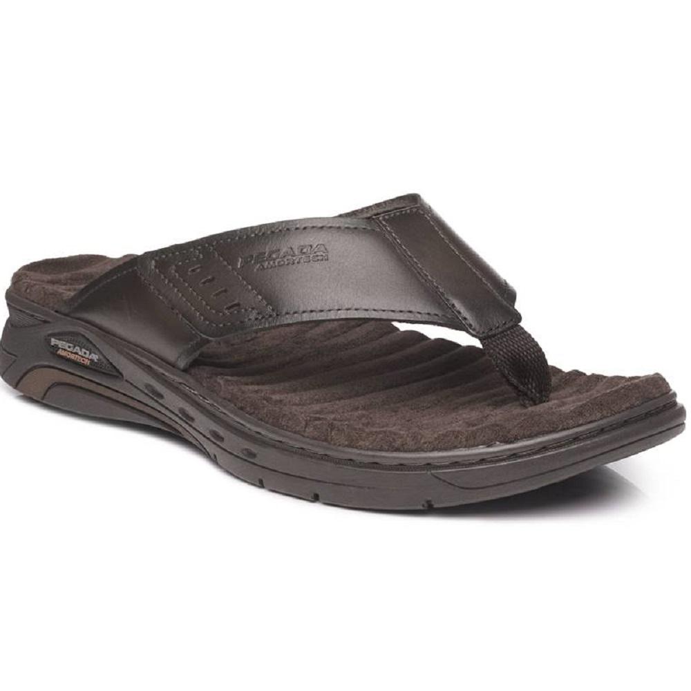 Chinelo Pegada Ref 134501-02 Marrom Escuro 040