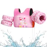Colete De Natação Heysplash Para Crianças De 10 A 32 Kg, Unicórnio Rosa, De 2 A 7 Anos