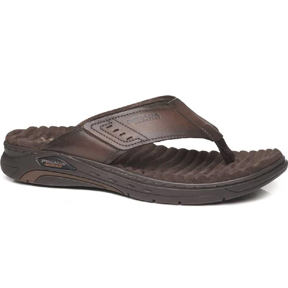 Chinelo Pegada Ref 134501-01 Marrom 042