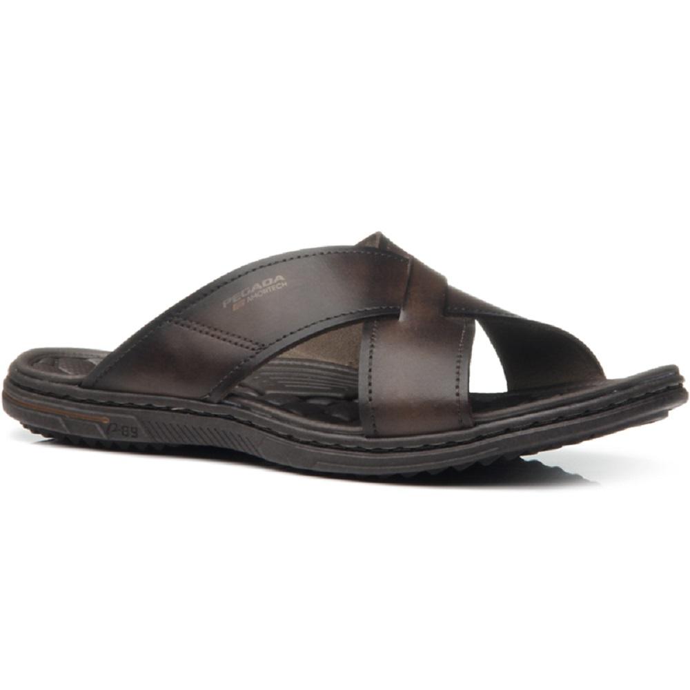 Chinelo Pegada Ref 533302-02 Marrom Escuro 045