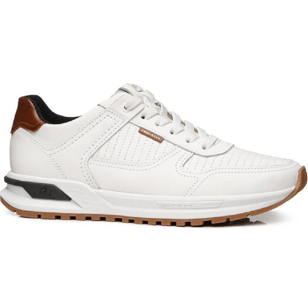 Sapatenis Pegada Ref 112102-01 Branco/marrom 041