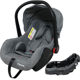 Cadeirinha Para Carro Com Base Passear Baby Aconchego Cinza