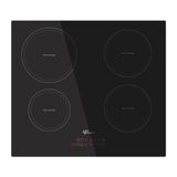Cooktop Fischer 4 Bocas Por Indução Mesa Vitroceramica Touch Fischer 220v