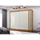 Guarda-roupa Casal 2 Portas 4 Gavetas 100% Mdf Mx Móveis Seul