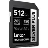 Cartão Memória Lexar Sd Xc 512gb 205mb/s Uhs-i V30 Silver