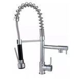 Torneira Gourmet Para Cozinha Misturador Monocomando Escovada 50cm