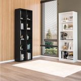 Kit Com 1 Estante Multiuso 5 Nichos Montreal E 2 Estantes Horizontal Ou Vertical 5 Nichos Liverpool Branco/preto