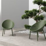 Kit Com 2 Poltronas Para Jardim E Área Externa Drops Verde