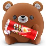 Pelúcia Snackles 35cm - Urso Terry Com Pringles - Candide