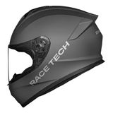 Capacete Race Tech Hit Monocolor Matte Titanium - 62XL