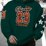 Moletom Masculino Chicago 23 Verde 3d Casual Verde Gg