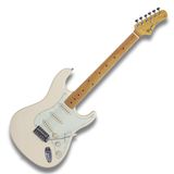 Guitarra Strato Tagima 3s Escala Escura Awh Tg500 Mgy Branca