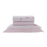 Jogo De Cama Vida Bela 200 Fios Solteiro Chloe Kacyumara