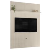 Painel Para Tv 75 Polegadas 179cm Logus Z10 Off White - Mpozenato