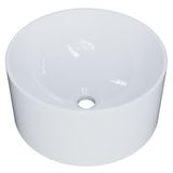 Cuba Pia Para Banheiro Redonda 26cm Celine C08 Branco - Mpozenato