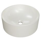 Cuba Pia Para Banheiro Redonda 34cm Sara C08 Bege - Mpozenato