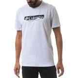 Camiseta Columbia Csc Box Treeline Masculina Branco Gg