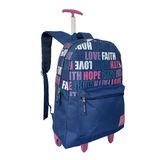 Mochila Meninas Escolar Rsistente De Rodinhas