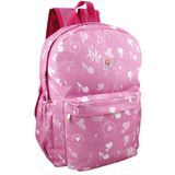 Mochila Escolar De Costas Alças Confortavéis Boneca Rosa