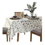 Toalha Mesa Quadrada 140x140cm Athenas Clean Botanica Dohler