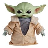 Pelúcia Star Wars Grogu com Armadura Beskar Mattel 27,9cm