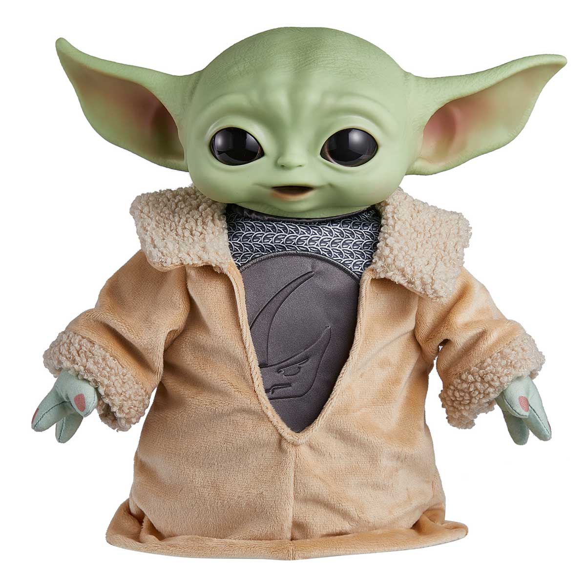 Pelúcia Grogu Star Wars com Armadura Beskar Mattel
